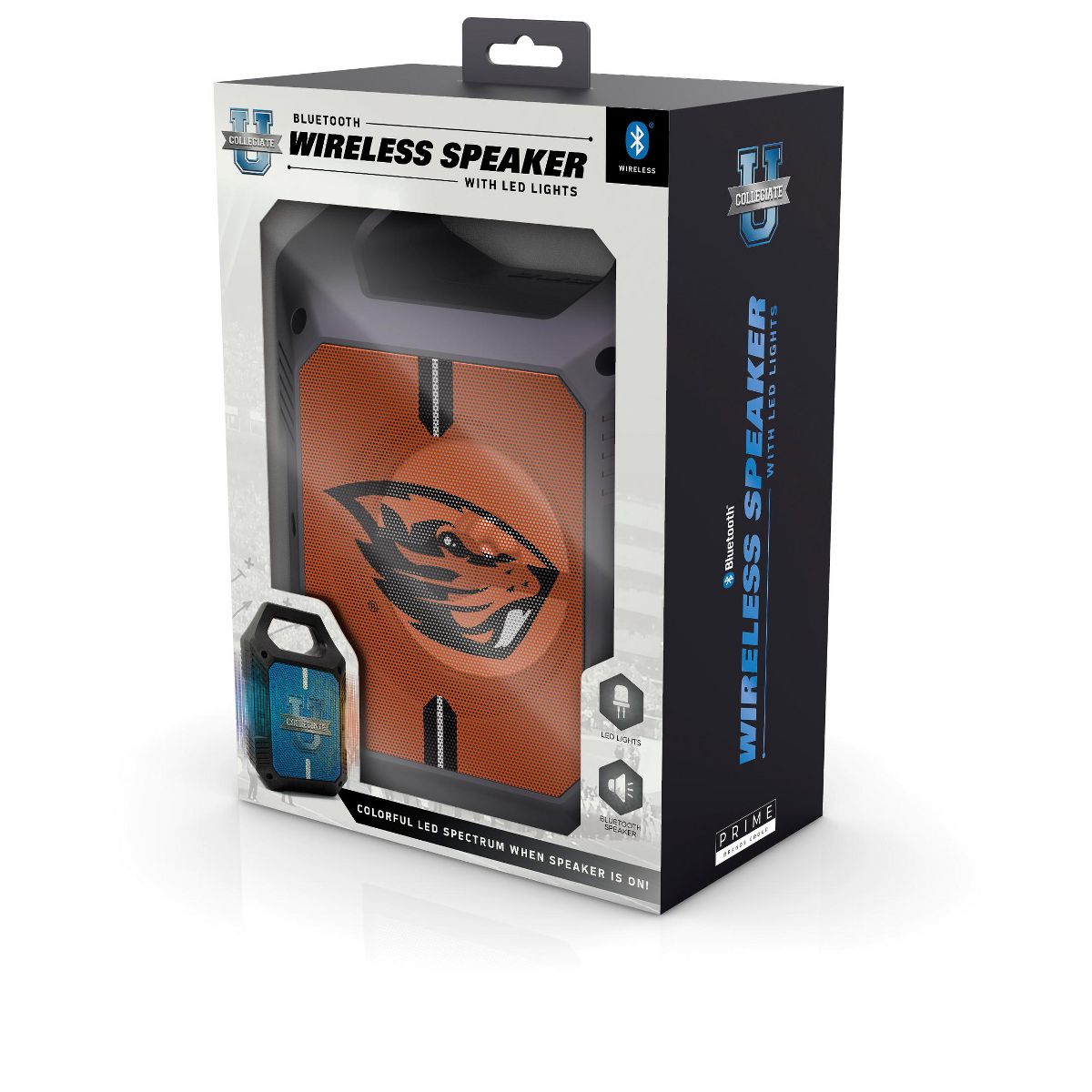 SOAR Collegiate ShockBox XL LED Wireless Bluetooth Speaker- Oregon State Beavers - thumbnail 2
