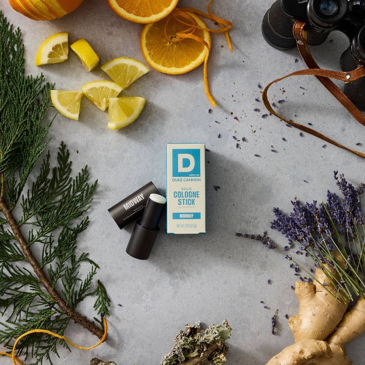 Duke Cannon Supply Co. Solid Cologne Stick - Midway - 0.3oz: Earthy Scent, Trial Size, 3 of 5