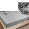 Unique Bargains Lattice Stitching Fitted Sheet 1 Pc - 4 of 4