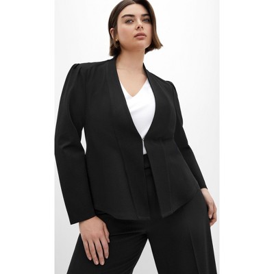 Women's Plus Size Praise Jacket - black | CITY CHIC