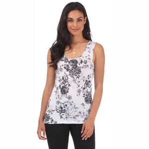 Rekucci Women's Travel in Style Essential Scoop Neck Sleeveless Top – Versatile, Flattering & Wrinkle-Resistant - 1 of 3