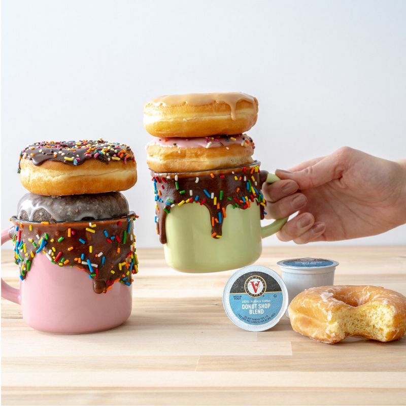 Victor Allen&#39;s Coffee Donut Shop Blend Single Serve Coffee Pods Medium Roast Coffee - 120ct, 4 of 8
