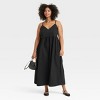 Women's Seersucker Maxi A-Line Dress - A New Day™ - 3 of 3