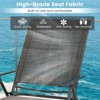 Tangkula 2PCS Folding Chaise Lounge Chairs w/ 6-Level Backrest Reclining Chairs Patio - 3 of 4