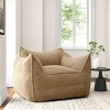 Clearance Sales Teddy Bean Bag Accent Chair,Teddy Minimalist Bean Bag Arm Chair & Lounger,Accent Chair With Ottoman-Maison Boucle - 3 of 4