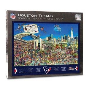NFL Houston Texans Joe Journeyman Seek and Find Puzzle - 500pc - 1 of 4