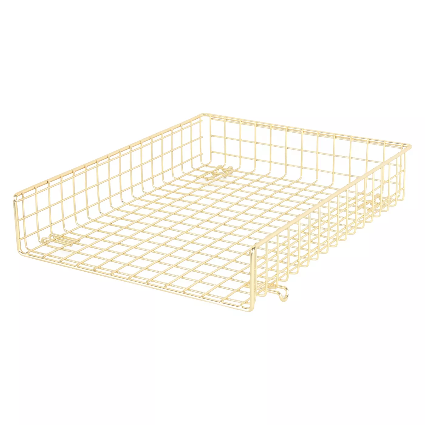 Grid Wire Letter Tray Gold - Threshold™ - image 1 of 5
