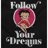 Betty Boop Follow Your Dreams Cute Womens Graphic T Shirt Tees Brisco Brands - 2 of 4