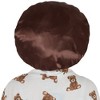 Anna-Kaci Silk Bonnet for Sleeping Satin Lined Hair Bonnet with Long Tie Band for Women Curly Hair - 3 of 4