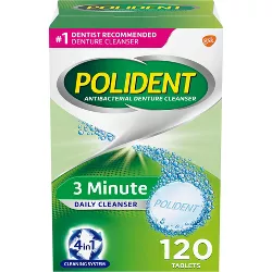 Polident Denture Cleaner Tablets - 120ct
