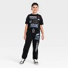 Boys' Formula 1 French Terry Fleece Pull-On Pants - Black - 4 of 4
