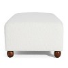 Christopher Knight Home Alexander Modern rubberwood Boucle Ottoman Bench - 4 of 4