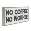 Stupell Industries No Coffee Funny Office Phrase, 24" x 10" - 3 of 4