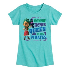 Girls' - Santiago of the Seas - Bonnie Bones Queen of the Pirates Fitted Short Sleeve Graphic T-Shirt - 1 of 4