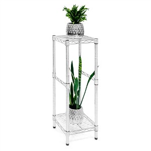 Shelving.com 2-Tier Plant Stand - 12"d x 12"w x 34"h - 1 of 2