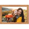 PosterPalooza | Shabby Chic Orange Picture Frame - UV Acrylic, Backing Board, Hanging Hardware Included - 2 of 4