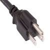 SANOXY 6ft 18 AWG Universal Power Cord Splitter Cable (NEMA 5-15P to IEC320 C13 x 2), Black - 4 of 4
