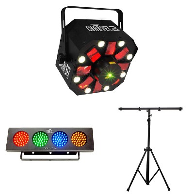 Chauvet DJ SWARM 5FX RGBAW LED Derby Strobe +  Wash Light Strip + Lighting Stand