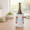 Heather Dutton Peace Joy Love Woodcut Wine Chiller -Deny Designs - 2 of 2