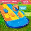 Poolsider Premium Multi-Lane Slip and Slide Water Slide with Bodyboards – Heavy-Duty Backyard Water Fun for Kids - 2 of 4