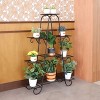 Artloge 9 Tiers Tall Flower Plant Stand Heavy Duty Display Shelf Pots Herb Holder Rack Adjustable with Non-slip Foot Pad - 2 of 4