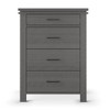 Child Craft Denman 4 Drawer Chest for Nursery or Bedroom, Plenty of Storage, Anti-Tip Kit Included to Prevent Tipping, Non-Toxic, Baby Safe Finish - 4 of 4
