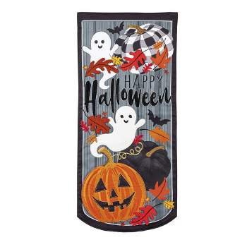 All Through The Night Happy Halloween Hanging Banner Needle Point Kit 1803  - Swedemom