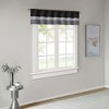 Polyoni Pintuck Light Filtering Striped Window Valance, Lightweight Textured Rod Pocket Top Valance for All Seasons - 4 of 4
