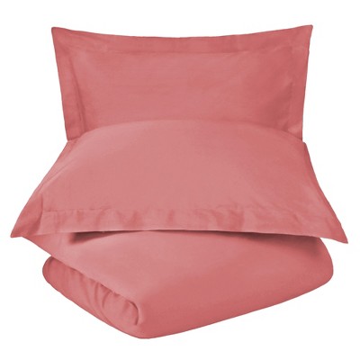 Modern 600 Thread Count Solid Cotton Blend Duvet Cover Set by Blue Nile Mills