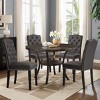Subrtex PU Leather Dining Chair for Kitchen Dining Room, Upholstered Dining Chairs Set of 2 - 2 of 4
