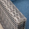 Ovios Tampa 7pc Wicker Outdoor Patio Furniture Conversation Sofa Set with Cushions - 3 of 4