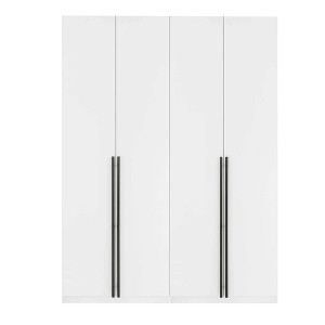 Manhattan Comfort Set of 2 Lee 2 Door and 2 Drawer Wardrobe Closets - 1 of 4