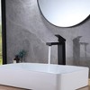 BWE Single Hole Single Handle Bathroom Vessel Sink Faucet With Supply Hose - 2 of 4