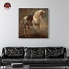 Notoriart Van Dyck - A Grey Horse Manly Inspirational Art Prints Unframed - 2 of 4
