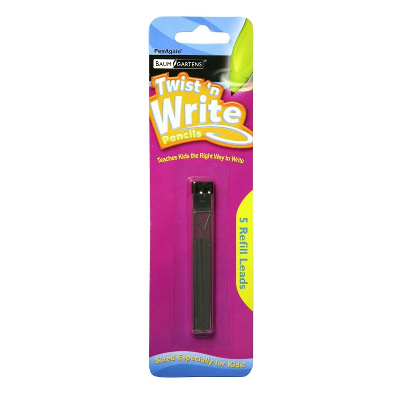 PenAgain Twist 'n Write™ Pencil Lead Refills, 5 Per Pack, 12 Packs, 2 of 3