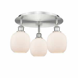 Belfast - 3 Light Flush Mount In Industrial Style-9.5 Inches Tall and 17.75 Inches Wide - 1 of 1
