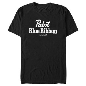 Men's Pabst White Beer Logo T-Shirt - 1 of 4