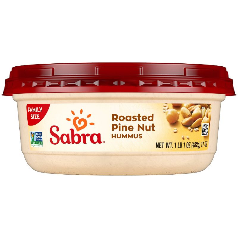 Sabra Roasted Pine Nut Hummus - 17oz, 3 of 7