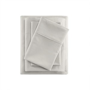 Gracie Mills Aryn 300TC BCI Cotton Sheet Set with Z Hem - 1 of 4