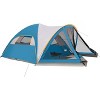 Anybear 6 Person Camping Tent with Screen Room Ocean Blue Windproof - 2 of 4