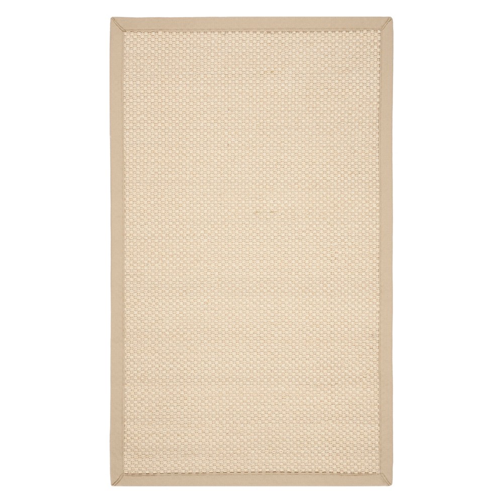 4'x6' Solid Loomed Area Rug Ivory/Light Beige - Safavieh