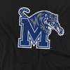 Men's University of Memphis Official Distressed Primary Logo T-Shirt - 2 of 4