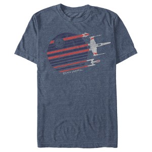 Men's Star Wars Death Star Streaks T-Shirt - 1 of 4