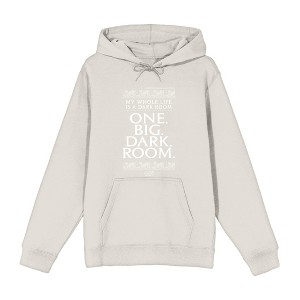 Beetlejuice My Whole Life Is A Dark Room Adult Long Sleeve Hoodie - 1 of 2