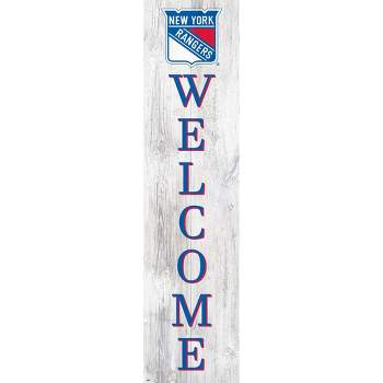 NHL New York Rangers 48" Welcome Leaner