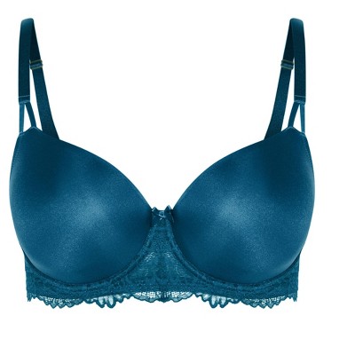 CITY CHIC | Women's Plus Size Caitlin Contour Bra - poseidon - 40DD