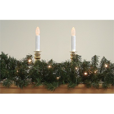 Allstate 9' x 12" Prelit Windsor Pine Artificial Christmas Garland - Clear Lights