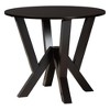 Baxton Studio Elise Modern Grey Fabric and Dark Brown Finished Wood 5-Piece Dining Set - 4 of 4