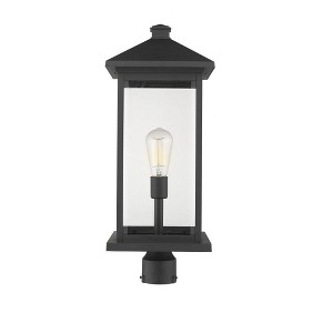 Z-Lite Portland 1 - Light Post Light in  Black - 1 of 1