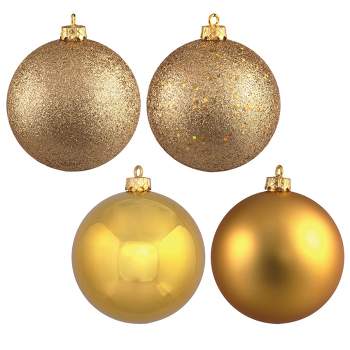 Haute Decor 3.35 in. Burnished Gold Metal Jingle Bell Christmas
